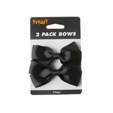 2 Pack Black Bows at Spencer's