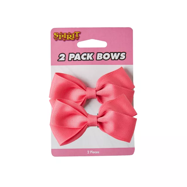 Pink Bows 2 Pack at Spencer's