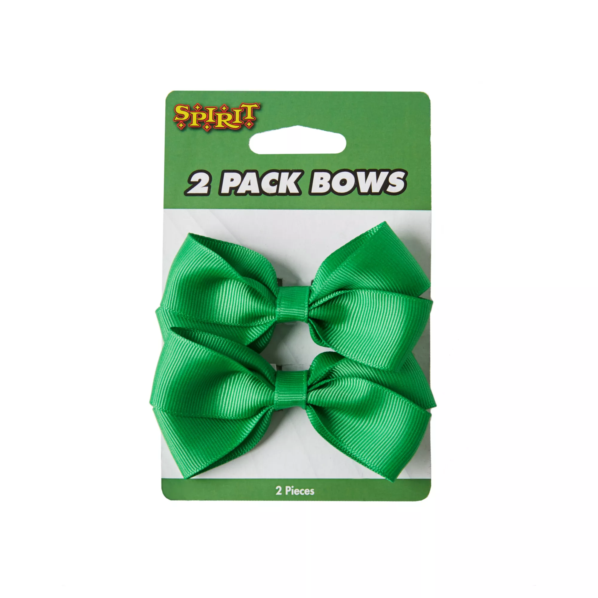2 Pack Green Bows at Spencer's