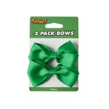 2 Pack Green Bows at Spencer's