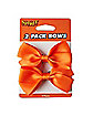 2 Pack Orange Bows