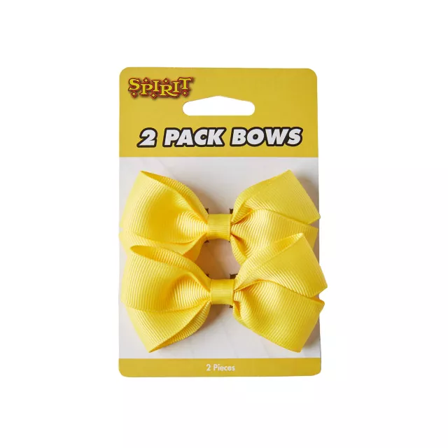 2 Pack Yellow Bows at Spencer's