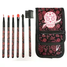 Sugar Skull Seven Piece Brush Set at Spirit Halloween