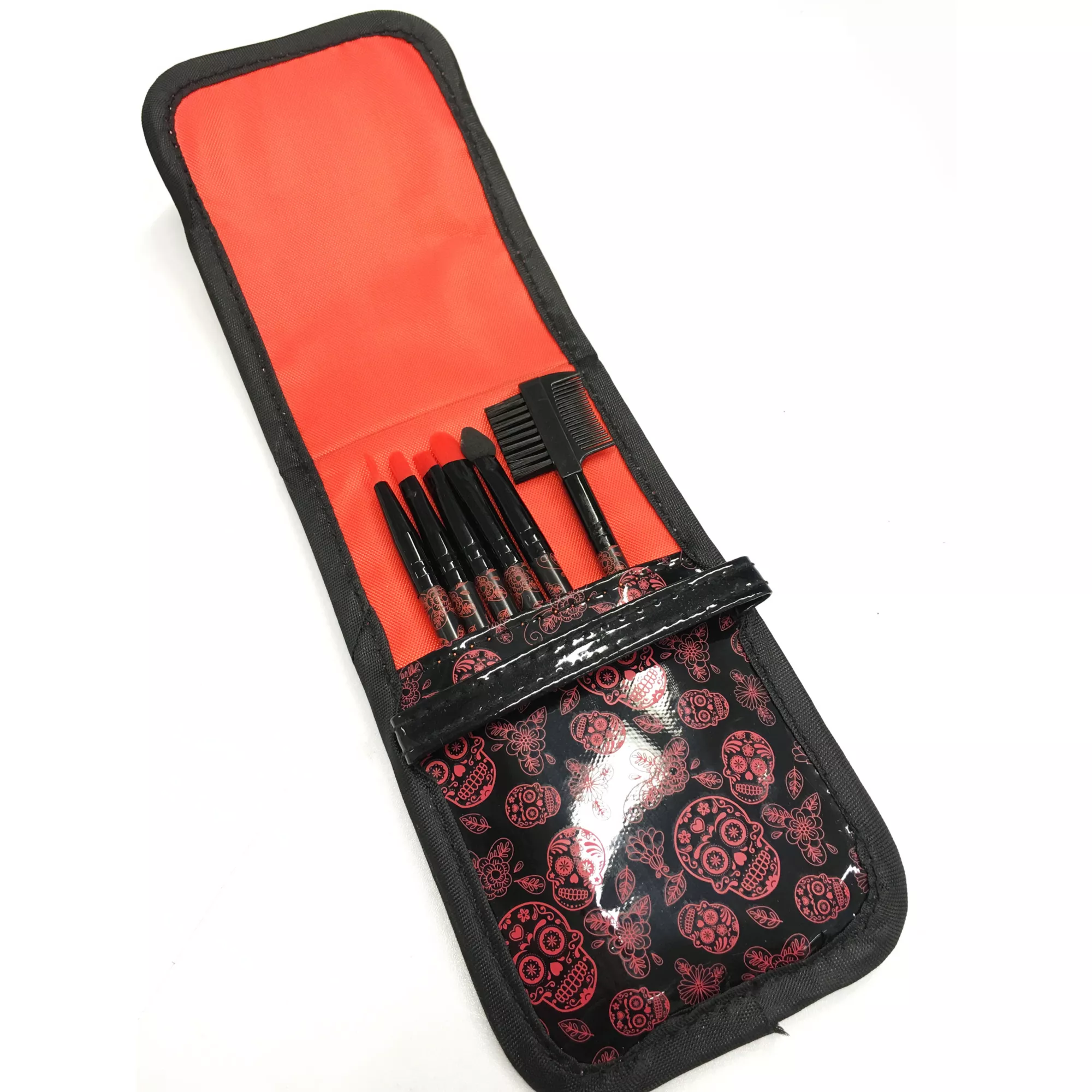 Sugar Skull Seven Piece Brush Set at Spirit Halloween