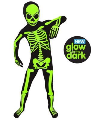 American Apparel Skeleton Glow in The Dark Halloween Leggings in