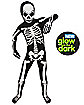 Kids Glow In The Dark Skeleton Morphsuit Costume