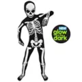 Kids Glow In The Dark Skeleton Morphsuit Costume at Spirit Halloween