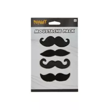 4 Pk Black Moustaches at Spirit Halloween