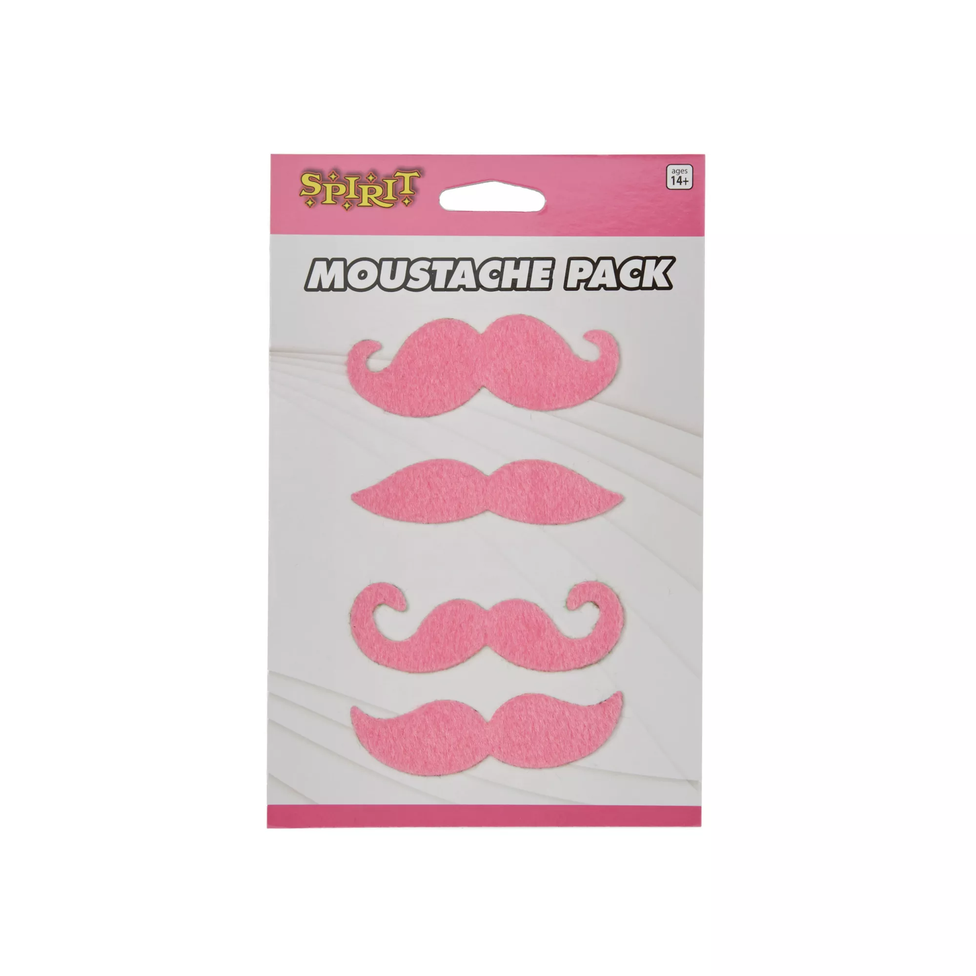 4pk Pink Mustaches at Spirit Halloween