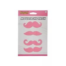 4pk Pink Mustaches at Spirit Halloween
