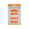 4pk Orange Mustaches at Spirit Halloween