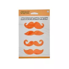 4pk Orange Mustaches at Spirit Halloween
