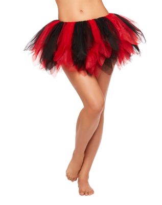 Black and Red Shredded Tutu - Spirithalloween.com