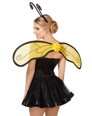 Adult Halloween Costume Kit - Bumblebee Antenna Headband With