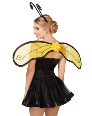 Child Size Honey Bee Wings and Antenna Costume Accessory Set - W