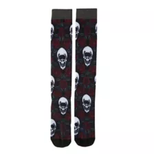 Rose and Skull Knee High Socks at Spirit Halloween