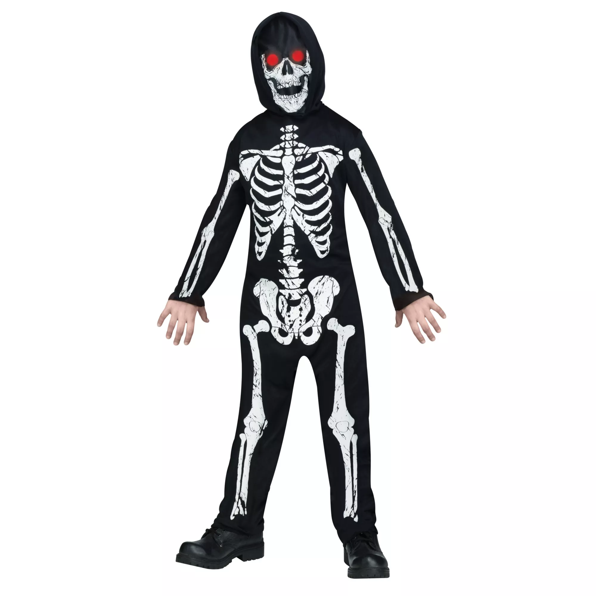 Kids Skeleton Phantom One Piece Costume at Spirit Halloween