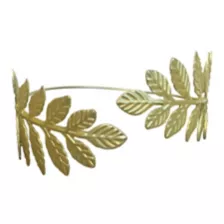 Goldtone Leaf Arm Cuff at Spencer's