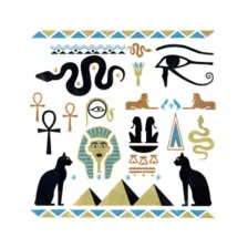 Egyptian Face Decals at Spirit Halloween