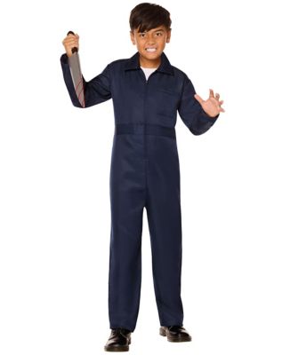 Kids' Mechanic Blue Jumpsuit Halloween Costume, Small