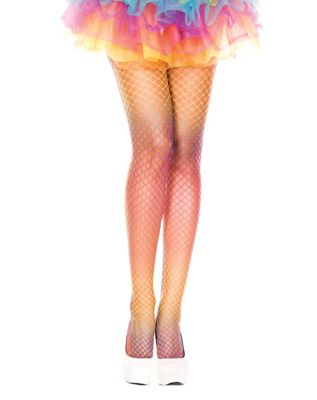 Risa Plus Nylon Fishnet White Tights – SoulofHalloween