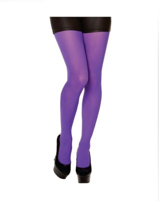 Opaque Purple Tights - Spirithalloween.com