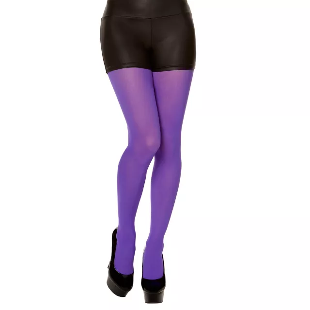 Opaque Purple Tights at Spirit Halloween