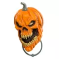 Pumpkin outlets Door Greeter Knocker Spirit Halloween Display Prop Talks Animated Works