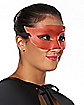 Copper Red Glitter Half Mask