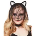 Veiled Lace Cat Ears at Spirit Halloween