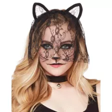 Veiled Lace Cat Ears at Spirit Halloween