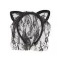 Veiled Lace Cat Ears at Spirit Halloween