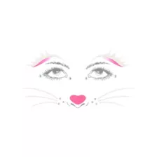 Beautiful Bunny Face Decal at Spirit Halloween
