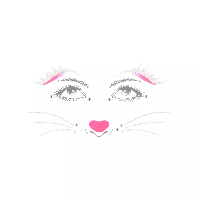 Beautiful Bunny Face Decal at Spirit Halloween