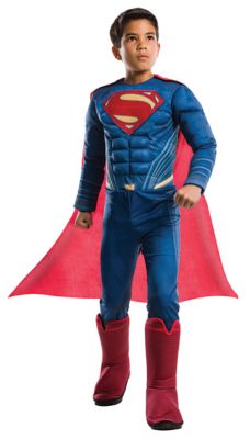 Kids Superman Costume Deluxe - Batman v. Superman: Dawn of Justice ...