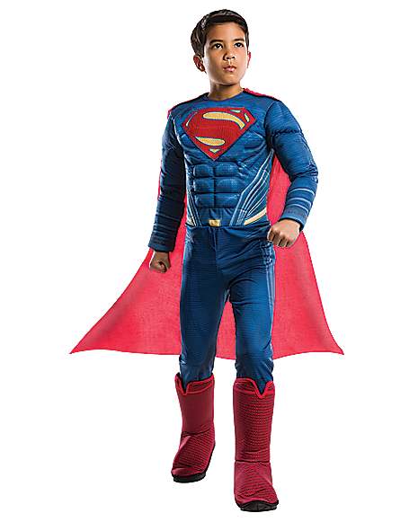 Kids Superman Costume Deluxe - Batman v. Superman: Dawn of Justice ...
