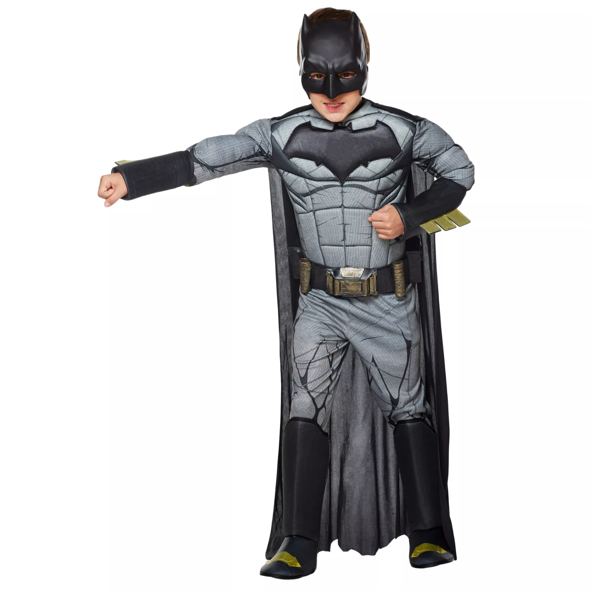 Kids Batman Costume Deluxe - Batman v. Superman: Dawn of Justice at Spirit Halloween