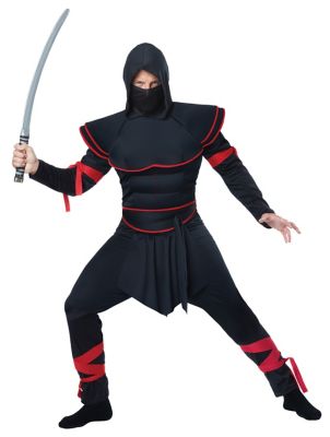 Adult Hooded Stealth Ninja Costume - Spirithalloween.com