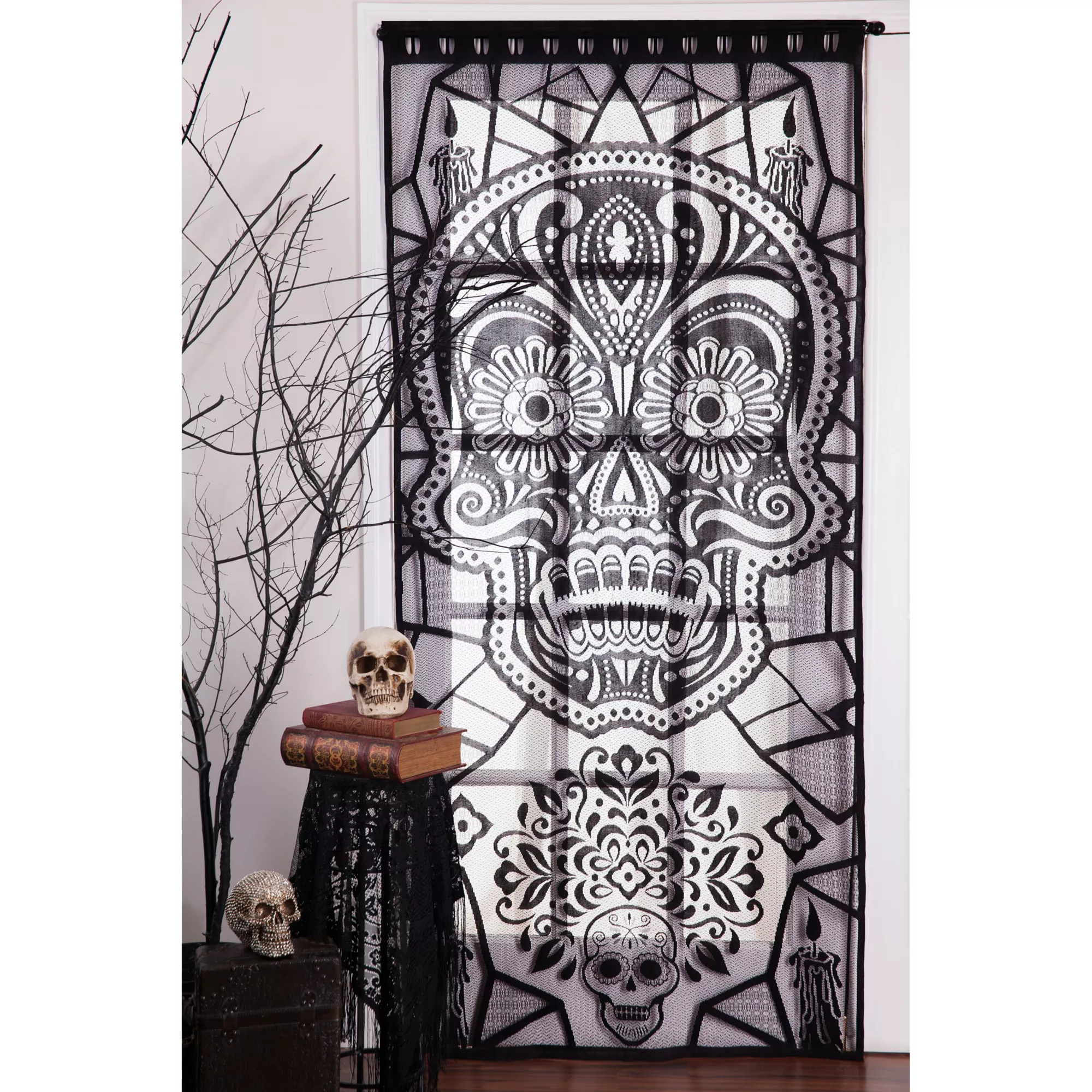 Sugar Skull Door Panel - Decorations at Spirit Halloween