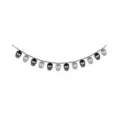 Black and Silver Skull Garland at Spirit Halloween
