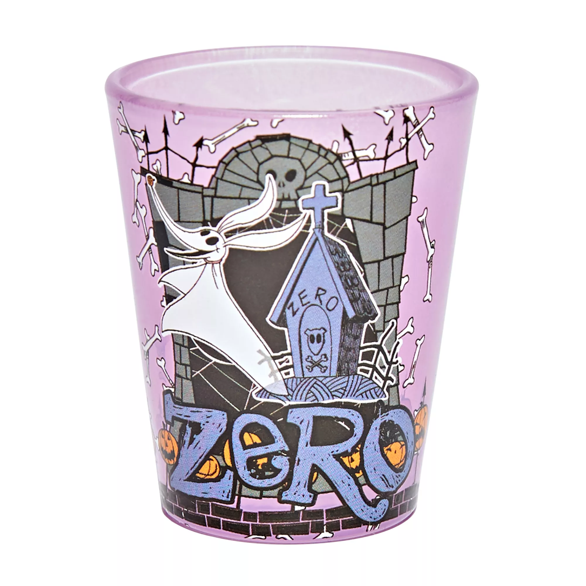 Jack Skellington Mini Glass 4 Pack - Nightmare Before Christmas at Spencer's