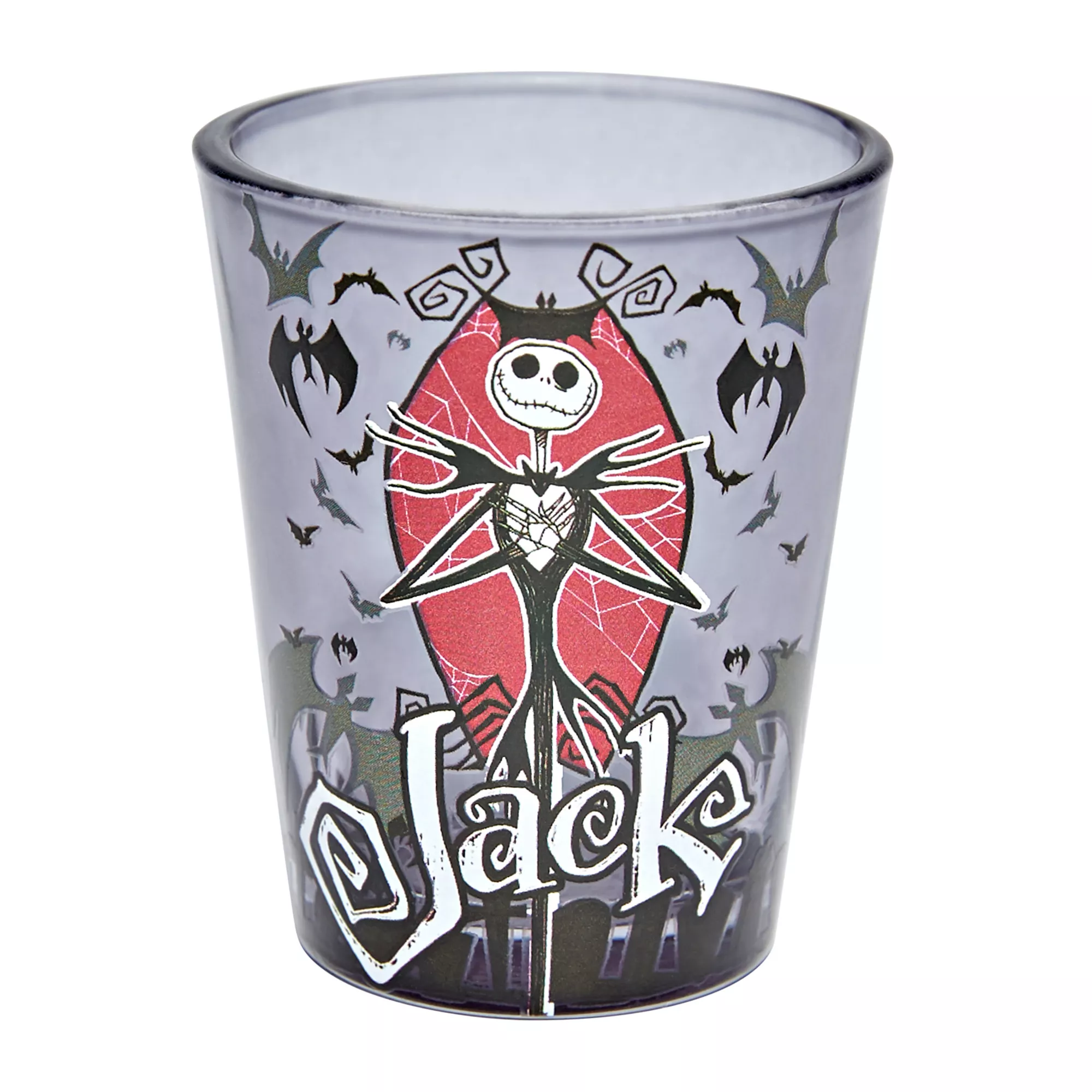 Jack Skellington Mini Glass 4 Pack - Nightmare Before Christmas at Spencer's