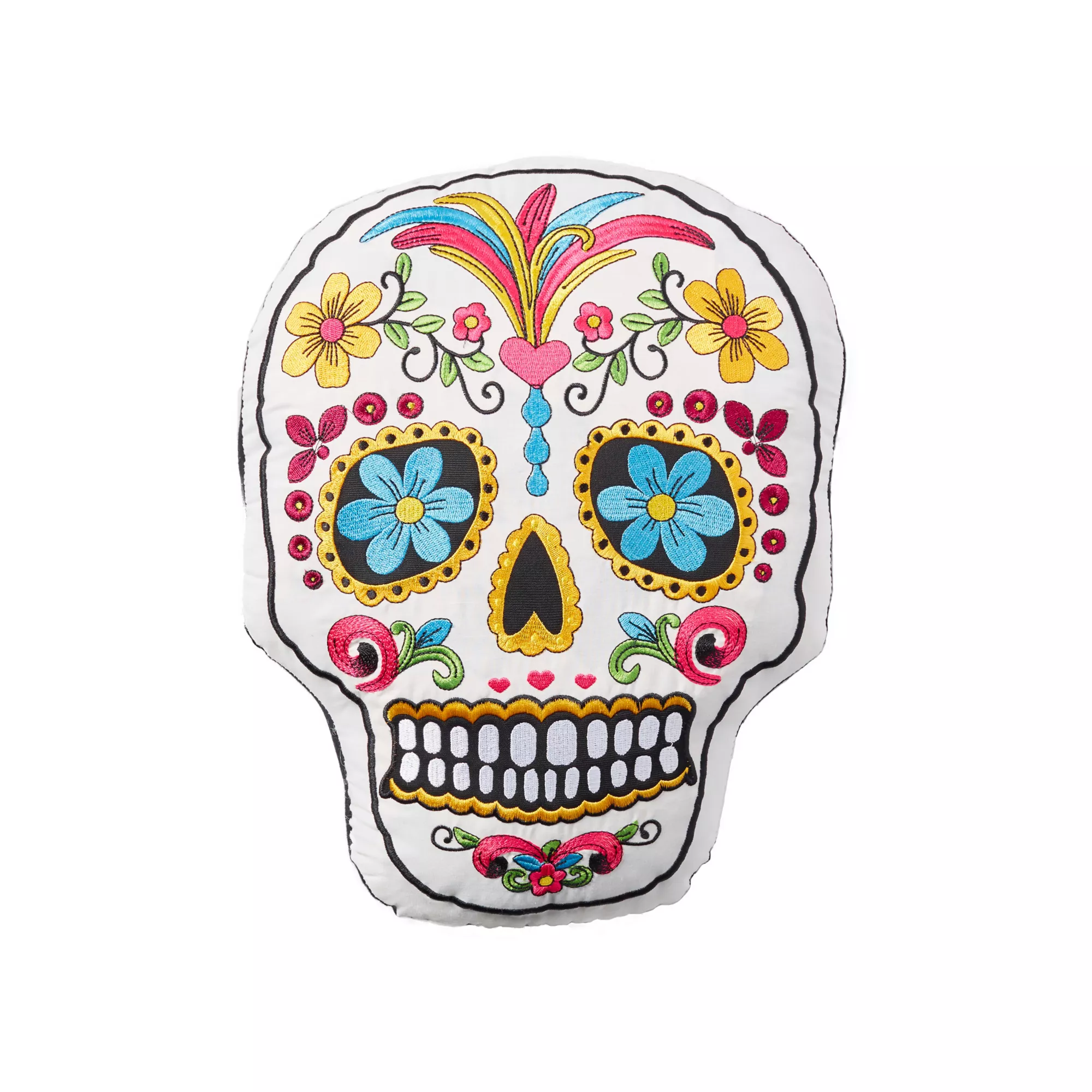 Sugar Skull Pillow - Decorations at Spirit Halloween