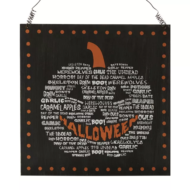 Pumpkin Sign - Decorations at Spirit Halloween