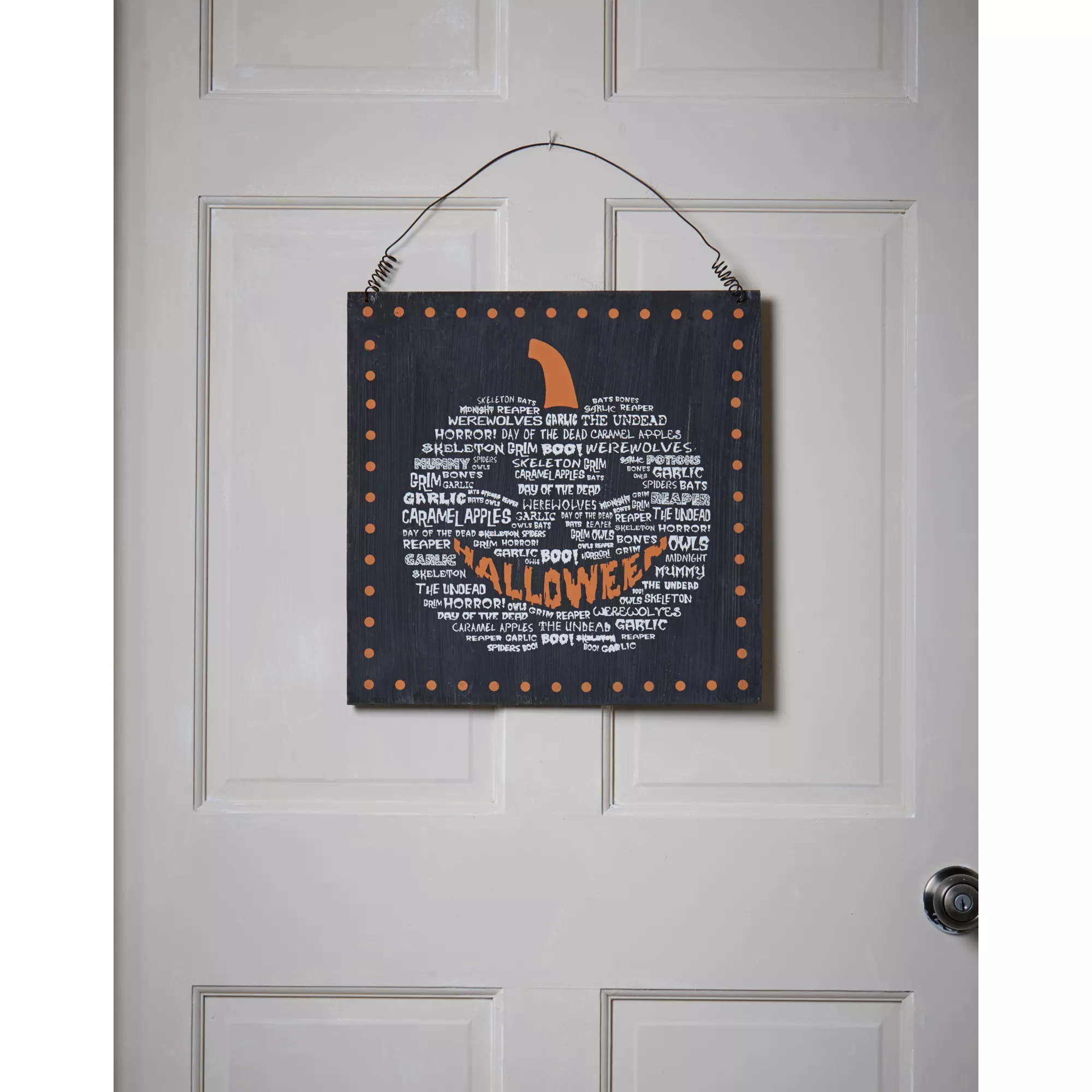 Pumpkin Sign - Decorations at Spirit Halloween