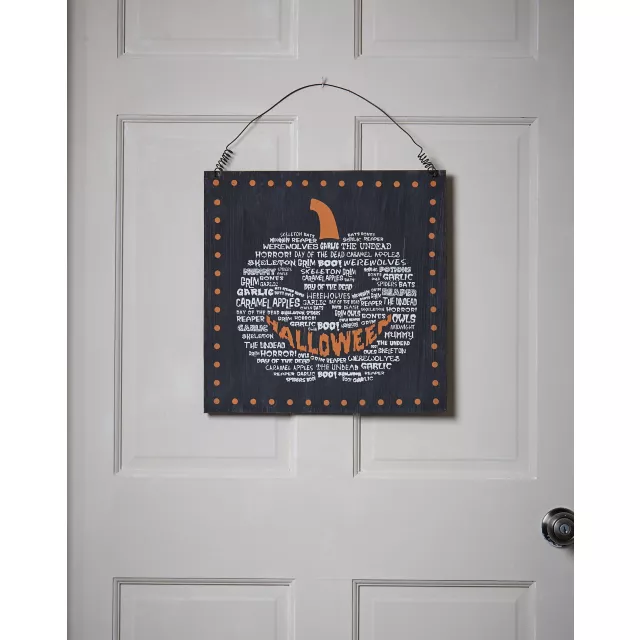 Pumpkin Sign - Decorations at Spirit Halloween