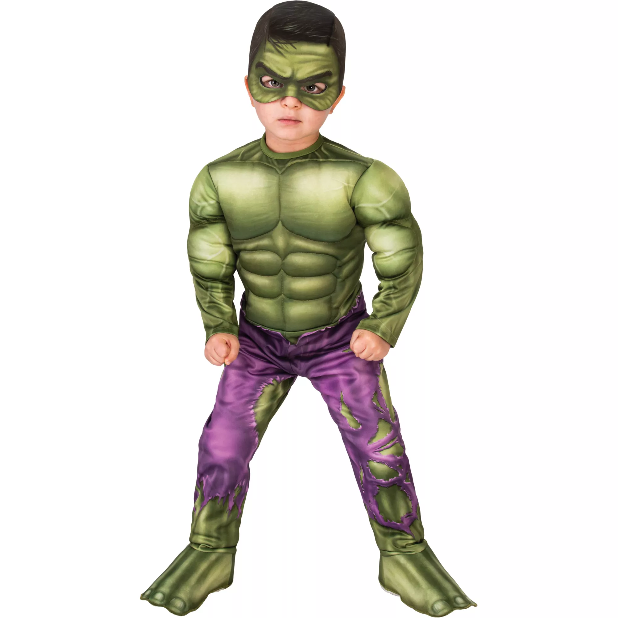 Toddler Hulk Muscle One Piece Costume - Marvel at Spirit Halloween