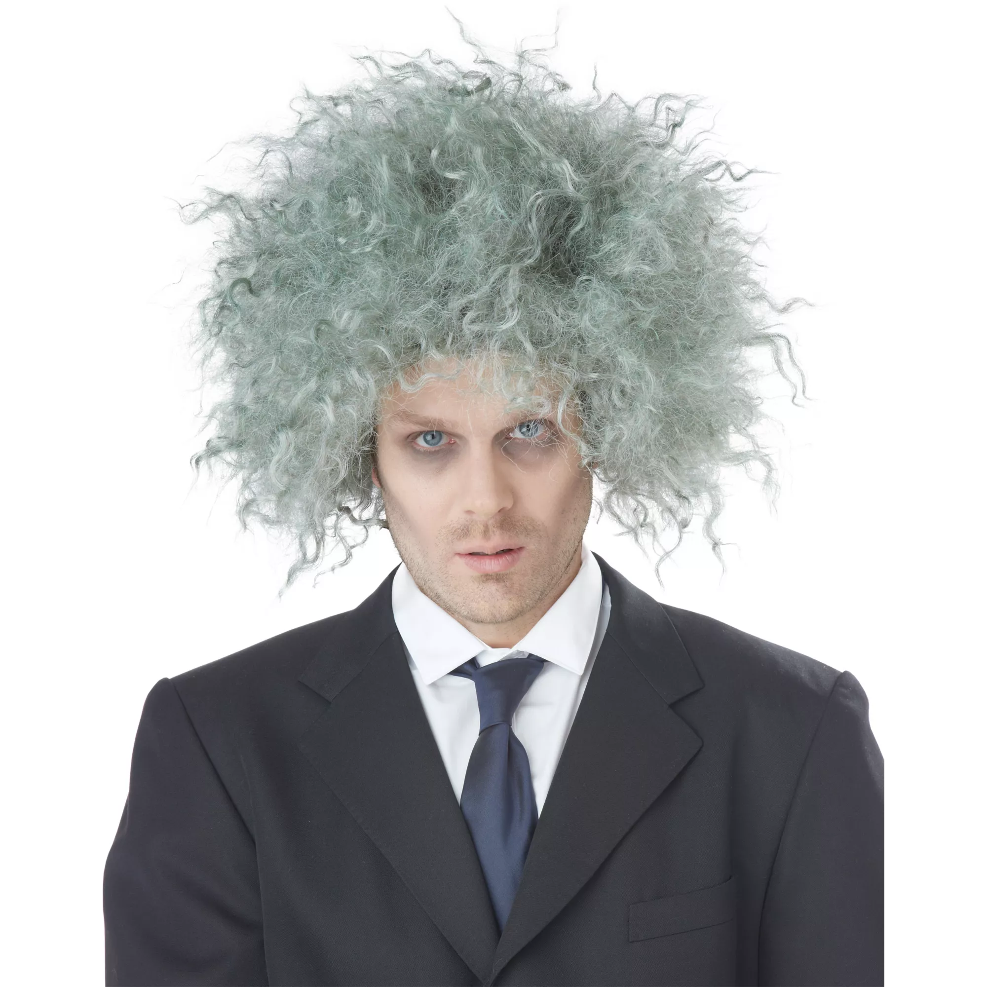 Curly Gray Zombie Wig at Spirit Halloween
