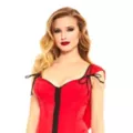 Hooded Little Red Hood Corset at Spencer's