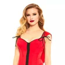Hooded Little Red Hood Corset at Spencer's